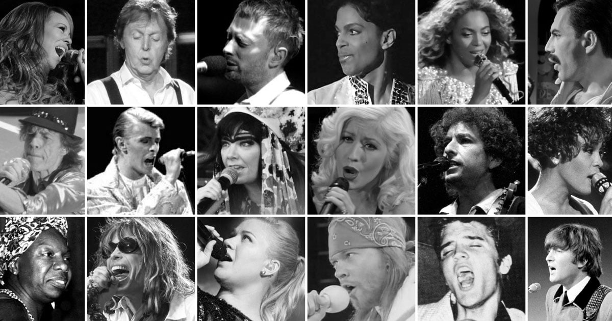 The greatest singing voices of all time